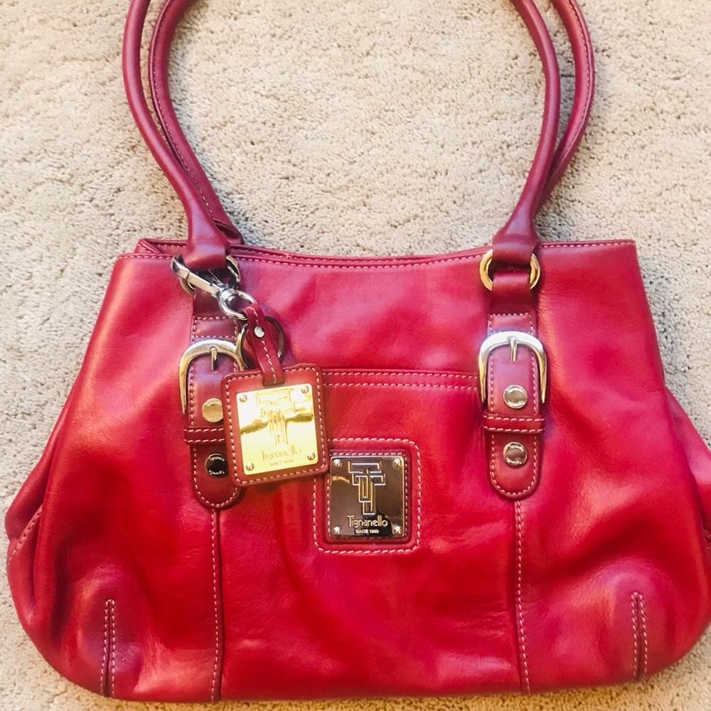 Tignanello Red handbag